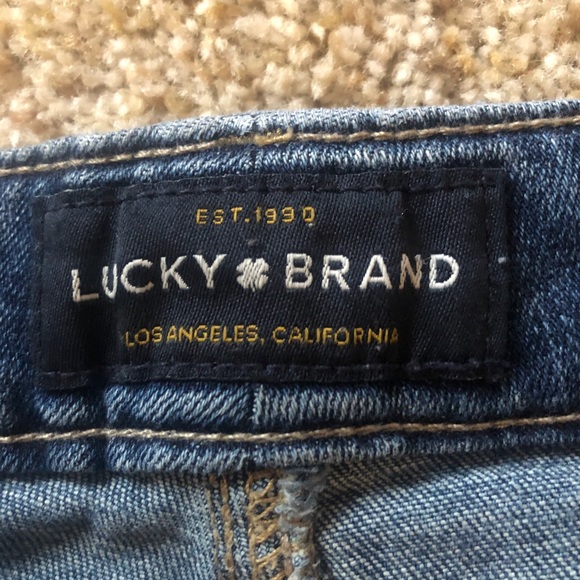 Lucky Brand straight leg high waist jeans - Picture 3 of 7